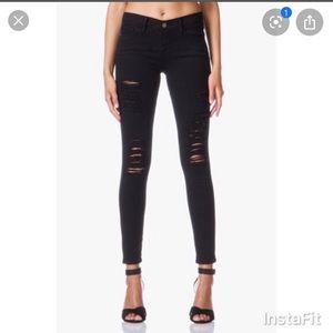 Frame Le Skinny de Jeanne Crop